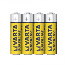 Батарейка Varta SUPERLIFE R6 AA Shrink 4 Heavy Duty 1.5V (2006) 4шт в пленке Батарейка Varta SUPERLIFE R6 AA Shrink 4 Heavy Duty 1.5V (2006) 4шт в пленке