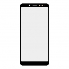 Стекло для переклейки Xiaomi Redmi Note 5 / Note 5 Pro (черный)