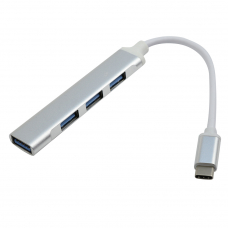 USB-C HUB на 4 порта USB 3.0 С-809 (коробка)