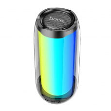 Bluetooth колонка HOCO HC8 Pulsating Colorful Luminous BT5.0, 10W, AUX/FM/microSD/USB, RGB Light (черный)