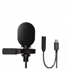 Микрофон Earldom ET-E39 Type-C, AUX, 2м (черный)
