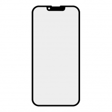 Стекло для переклейки iPhone 13\13 PRO олеофобное покрытие (черный)