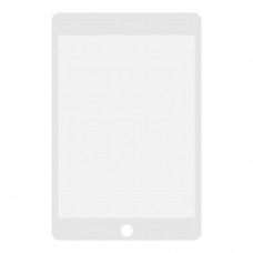 Стекло + OCA пленка для переклейки Apple iPad Mini 4/Mini 5 (белый)