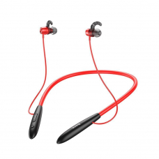 Bluetooth гарнитура HOCO ES61 Manner BT5.0, внутриканальная, спорт, громкость +/- (красный)