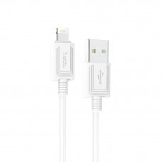 USB кабель HOCO X73 Lightning 8-pin, 2.4А, 1м, PVC (белый)