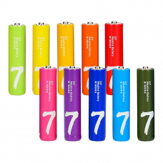 Батарейки Xiaomi Rainbow тип AAA 40 шт. (цветные)