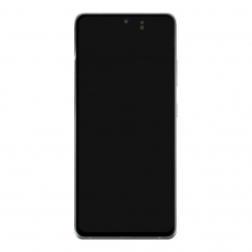 Дисплей для Samsung Galaxy S21 Ultra SM-G998 в сборе GH82-26035 в рамке (серебро) 100% оригинал