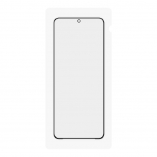 Стекло + OCA плёнка для переклейки Samsung Galaxy Z Flip4 (черный)