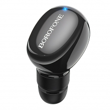 Bluetooth гарнитура BOROFONE BC34 Mikey BT 5.0, моно, внутриканальная (черный)