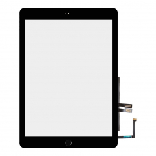 Тачскрин для Apple iPad 6 (2018) (A1893, A1954) + черная кнопка HOME с микросхемой (черный)	