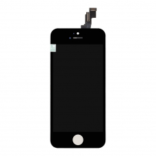 LCD дисплей для Apple iPhone 5S в сборе с тачскрином TF, черный (AAA)