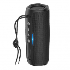 Bluetooth колонка HOCO HC16 Vocal sports BT5.3, 2x5W, AUX/FM/microSD/USB, RGB (черный)