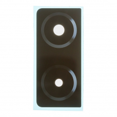 Стекло задней камеры для OPPO A57s (CPH2385) (без рамки) (черный)