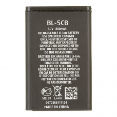 АКБ Nokia BL-5CB Li800 (C1-01/C1-02/1616/1800)100% Filling Capacity