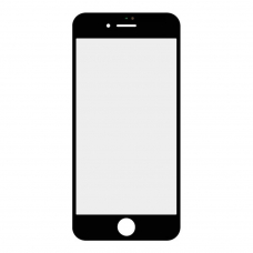 G+OCA PRO стекло + рамка для IPhone 7 олеофобное покрытие (черный)