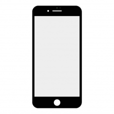 G+OCA PRO стекло + рамка для IPhone 7 Plus олеофобное покрытие (черный)
