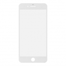 G+OCA PRO стекло + рамка для IPhone 8 Plus олеофобное покрытие (белый)