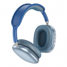 Bluetooth гарнитура BOROFONE BO22 Elegant BT 5.3, 3.5мм, накладная, громкость +/- (синий)
