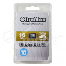 Карта памяти MicroSD 16GB Class 10 OltraMax без адаптера