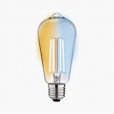 Умная лампа Zetton LED Smart Wi-Fi Bulb ST64 E27 6Вт 2200-6500К Умная лампа Zetton LED Smart Wi-Fi Bulb ST64 E27 6Вт 2200-6500К