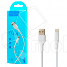 Кабель USB - Lightning (для iPhone) Hoco X25 (2А) Белый