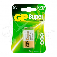 Батарейка Крона 6LR61 GP Super Alkaline 9V
