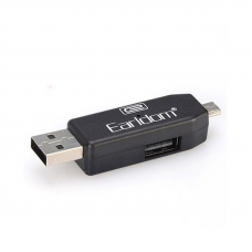 Картридер Earldom ET-OT05 USB + OTG Card Reader (черный) Картридер Earldom ET-OT05 USB + OTG Card Reader (черный)