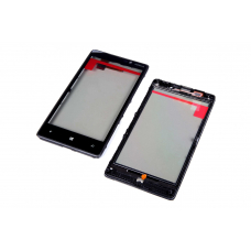Сенсорное стекло,Тачскрин Nokia Lumia 820 с рамкой (Original)