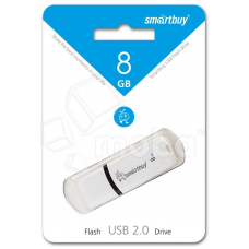 USB-флеш 8GB Smartbuy Paean Белый
