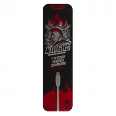 USB кабель REMAX Kinght Series Cable RC-043i Apple Lightning 8-pin (серебряный) USB кабель REMAX Kinght Series Cable RC-043i Apple Lightning 8-pin (серебряный)