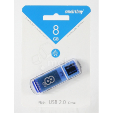 USB-флеш 8GB Smartbuy Glossy Синий