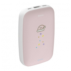 Внешний аккумулятор с функцией подогрева рук Baseus Power Bank Mini Q Hand Warmer M25N 10000 mah (PPALL-CXQ03, PPALL-CXQ04) (pink) Внешний аккумулятор с функцией подогрева рук Baseus Power Bank Mini Q Hand Warmer M25N 10000 mah (PPALL-CXQ03, PPALL-CXQ04) (pink)