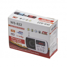 Колонка - радиоприемник WS882 Micro SD/FM радио (черная) Колонка - радиоприемник WS882 Micro SD/FM радио (черная)