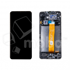 Дисплей для Samsung Galaxy A12 (A125F) модуль с рамкой Черный - OR (SP)