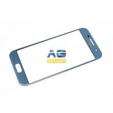Стекло для переклейки Samsung  Galaxy A3 (2017) SM-A320F Blue