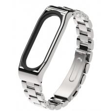 Ремешок Mijobs Class metal strap для Xiaomi mi Band 3 / 4 (silver) Ремешок Mijobs Class metal strap для Xiaomi mi Band 3 / 4 (silver)