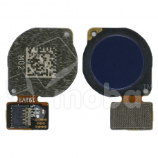 Шлейф для Huawei P30 Lite/Y6p/Y6 2019/Honor 10 Lite/Honor 9A (MAR-LX1M/MRD-LX1F/JAT-LX1/DUB-LX1/STK-L21/POT-LX1/JAT-L41/MOA-LX9N) сканер отпечатка пальцев Синий