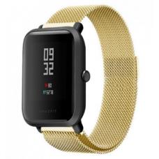 Ремешок Mijobs для часов Xiaomi Amazfit Bip металлический (gold) Ремешок Mijobs для часов Xiaomi Amazfit Bip металлический (gold)