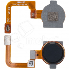 Шлейф для Realme C21Y/C25Y (RMX3263/RMX3269) сканер отпечатка пальцев Черный