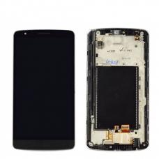 Дисплей с тачскрином LG G3 Stylus (D690) в рамке черный оригинал Дисплей с тачскрином LG G3 Stylus (D690) в рамке черный оригинал
