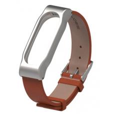 Ремешок Mijobs Classial PU strap для Xiaomi mi Band 3 / 4 (brown) Ремешок Mijobs Classial PU strap для Xiaomi mi Band 3 / 4 (brown)