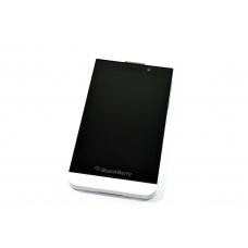 Дисплей Blackberry Z10 в рамке White с тачскрином (Модуль) (Original)
