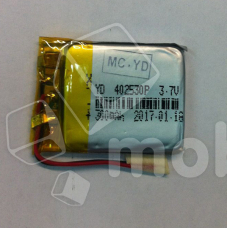 Аккумулятор универсальный 402530p 3,7v Li-Pol 300 mAh (4*25*30 mm)