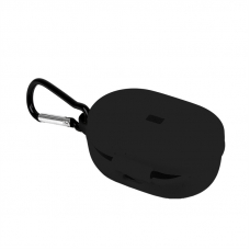 Силиконовый чехол для Redmi AirDots с карабином (черный/европакет) 2 Силиконовый чехол для Redmi AirDots с карабином (черный/европакет) 2