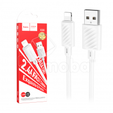 Кабель USB - Lightning (для iPhone) Hoco X88 (2.4А) Белый