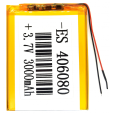 Аккумулятор Универсальный 4.0*60*80 mm 3.7v 3000mAh ( 406080P ) Аккумулятор Универсальный 4.0*60*80 mm 3.7v 3000mAh ( 406080P )