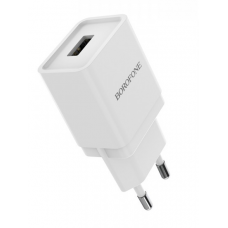 Зарядное устройство BOROFONE BA19A (5v / 1A.) белый Зарядное устройство BOROFONE BA19A (5v / 1A.) белый