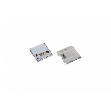 Коннектор SIM-карты (сим), mmc коннектор Samsung S7562I S7568 S7500 S3850 s7566 ( S86 )