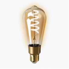 Умная лампа Zetton LED Wi-Fi Bulb ST64SP E27 4Вт 2700К Loft Умная лампа Zetton LED Wi-Fi Bulb ST64SP E27 4Вт 2700К Loft