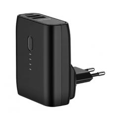 Внешний аккумулятор с зарядкой Usams PB11 Dual USB Charger Power Bank 2 в 1 5000 mah (US-CD71) (black) Внешний аккумулятор с зарядкой Usams PB11 Dual USB Charger Power Bank 2 в 1 5000 mah (US-CD71) (black)
